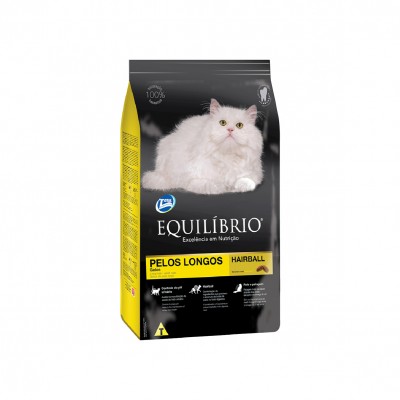 Comida Para Gato Equilibrio Adulto Pelos Longos